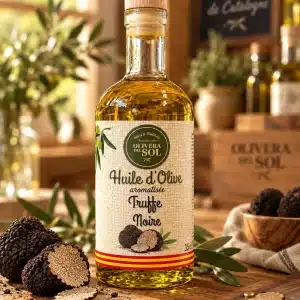 Bouteille d'huile d'olive aromatisée à la truffe 35 cl, Olivera del Sol