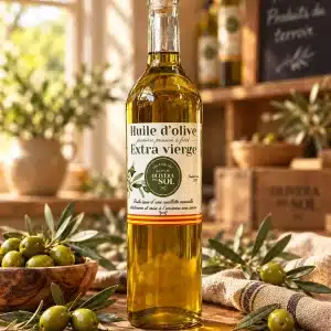 Bouteille d'huile d'olive vierge extra première pression à froid 50 cl, Olivera del Sol au Soler