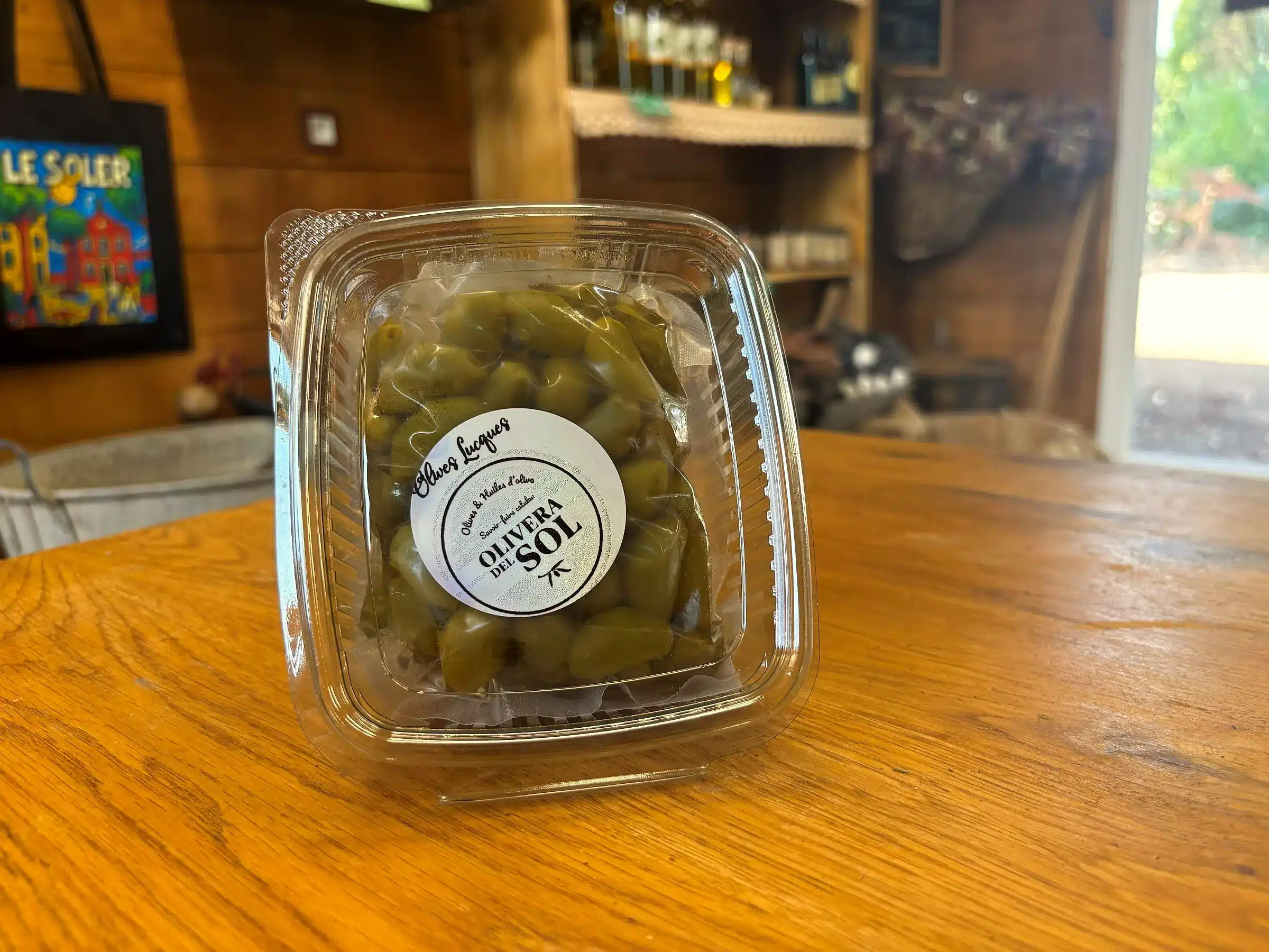 Barquette d'olives Lucques apéritives 170 g, La Boutique Catalane au Soler